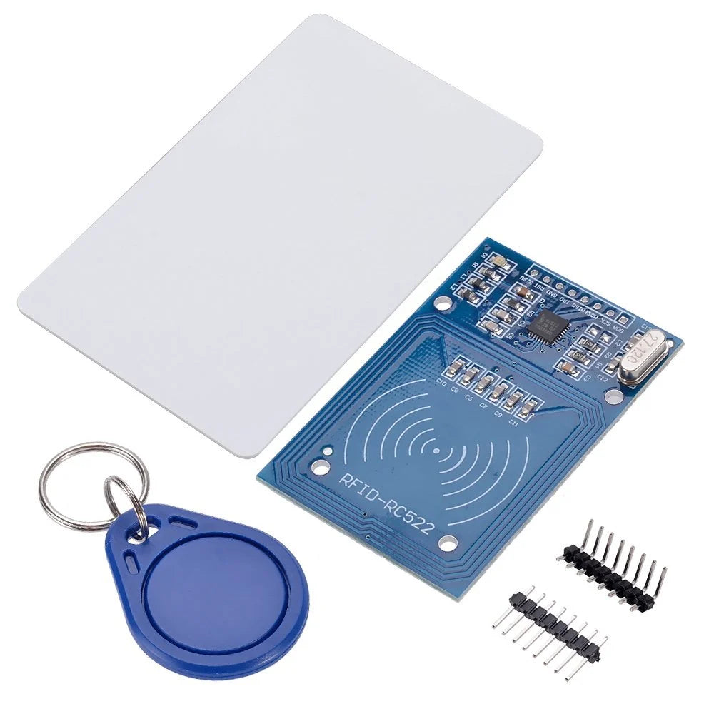 RFID Reader/Writer RC522 SPI S50 with RFID Card and Tag Rated 4.92 RFID Reader/Writer RC522 SPI S50 with RFID Card and Tag Rated 4.92